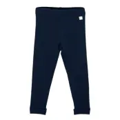 Leggings Rib Solid X9 Leggings Blå Lindex