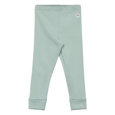 Leggings Rib Solid X9 Leggings Blå Lindex