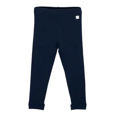 Leggings Rib Solid X9 Leggings Blå Lindex
