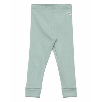 Leggings Rib Solid X9 Leggings Blå Lindex