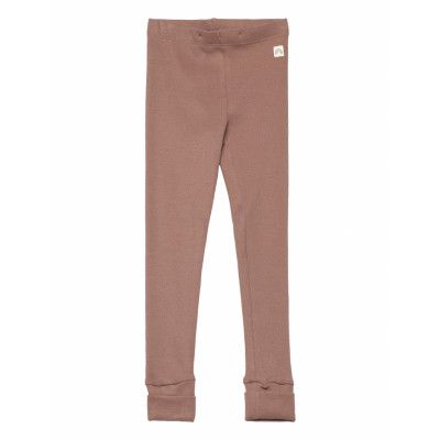 Leggings Rib Solid X9 Leggings Rosa Lindex