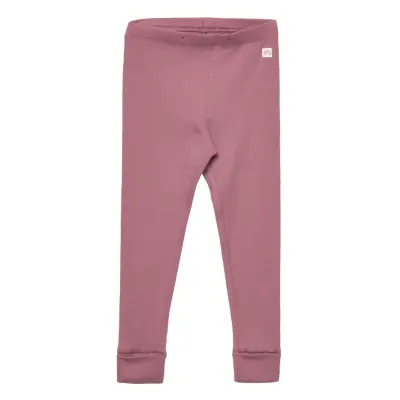 Leggings Rib Solid X9 Leggings Rosa Lindex