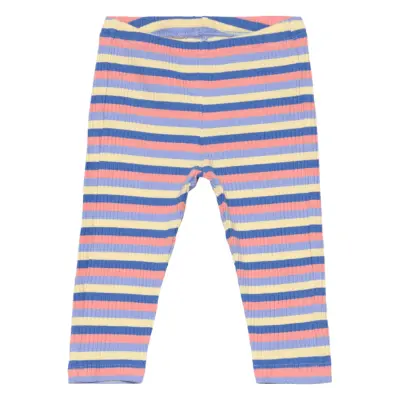 Leggings Rib Stripe Basic Leggings Multi/patterned Lindex