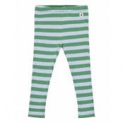 Leggings Rib Stripe Bottoms Leggings Green Lindex