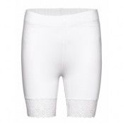 Leggings Sally Lace Short Cykelshorts Vit Lindex