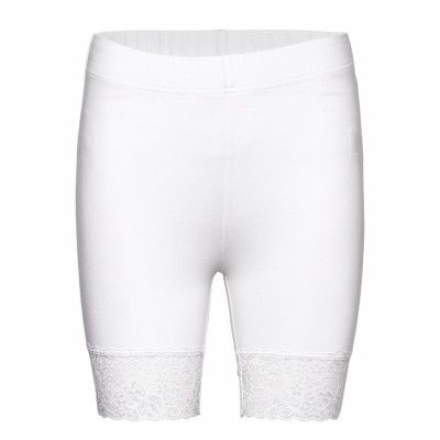 Leggings Sally Lace Short Cykelshorts Vit Lindex