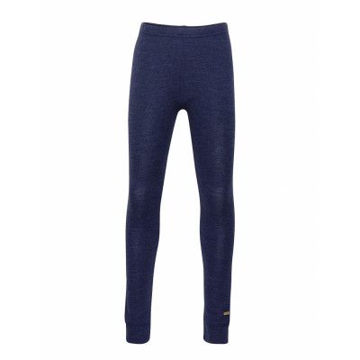 Leggings - Solid Melange Wonder Wollies Leggings Blå CeLaVi