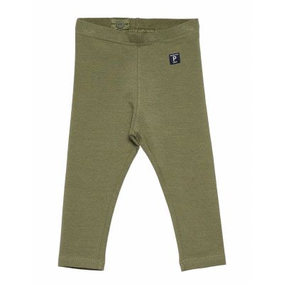 Leggings Solid Preschool Leggings Grön Polarn O. Pyret