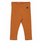 Leggings Solid Preschool Leggings Orange Polarn O. Pyret