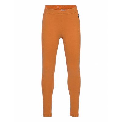 Leggings Solid School Leggings Orange Polarn O. Pyret