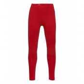 Leggings Solid School Leggings Röd Polarn O. Pyret