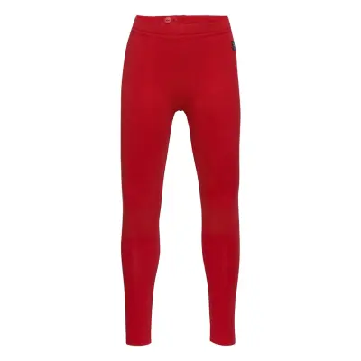 Leggings Solid School Leggings Röd Polarn O. Pyret