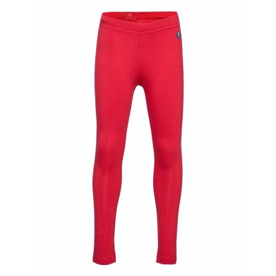 Leggings Solid School Leggings Röd Polarn O. Pyret