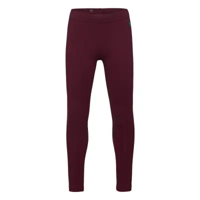 Leggings Solid School Leggings Röd Polarn O. Pyret