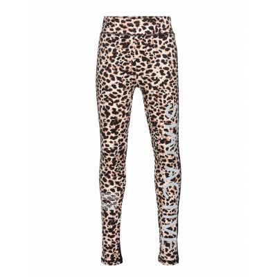 Leggings Sport Leo Leggings Brun Lindex
