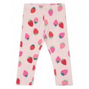 Lindex Leggings Strawberry Aop Rosa