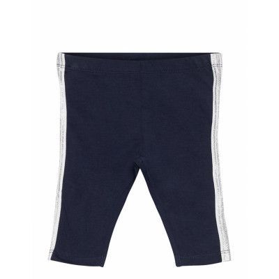 Leggings Stripe 3/4 Leggings Blå Creamie