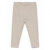 Huttelihut Leggings Striped Rib Beige