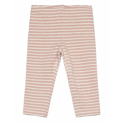 Huttelihut Leggings Striped Rib Rosa