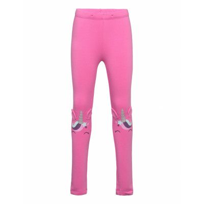 Lindex Leggings Unicorn Knee Rosa
