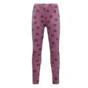 Lindex Leggings Velour Aop Lila