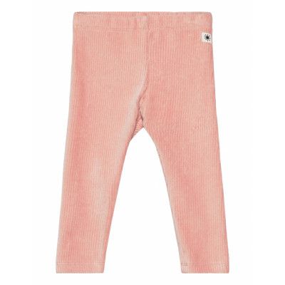 Leggings Velvet Bottoms Leggings Rosa Lindex