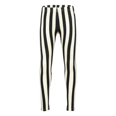 Leggings Vertical Stripe Leggings Svart Lindex