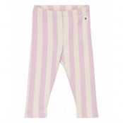 Leggings Verticalstripe Brushe *Villkorat Erbjudande Leggings Rosa Lindex