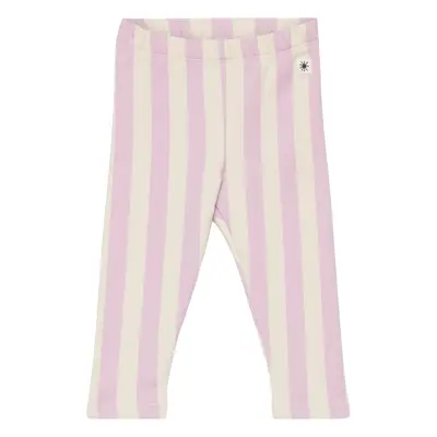 Leggings Verticalstripe Brushe *Villkorat Erbjudande Leggings Rosa Lindex