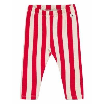 Leggings Verticalstripe Brushe *Villkorat Erbjudande Leggings Röd Lindex