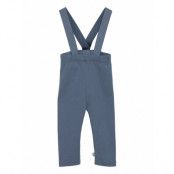 Leggings W. Suspenders, Denim Leggings Blå Smallstuff