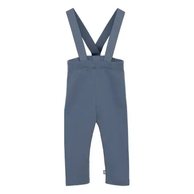 Leggings W. Suspenders, Denim Leggings Blå Smallstuff