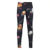 Leggings Working Vehicles Aop *Villkorat Erbjudande Leggings Marinblå Lindex