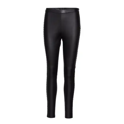 Leggings W/Studs Leggings Svart DEPECHE