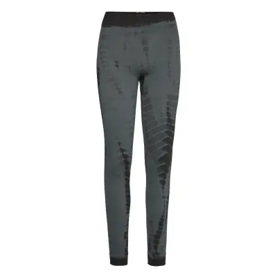 Lena Tie Dye Yoga Legging Running/training Tights Grå Gai+Lisva