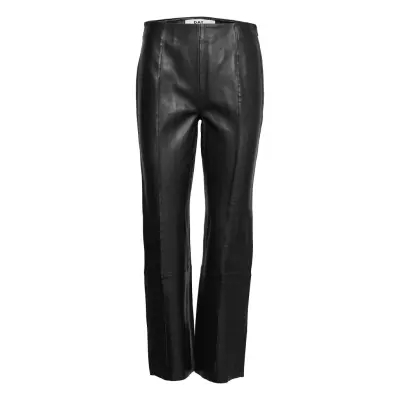 Lennox - Lamb Think Trousers Leather Leggings/Byxor Svart Day Birger Et Mikkelsen