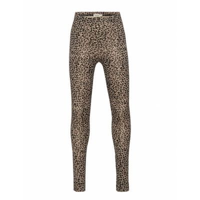 Leo Leg *Villkorat Erbjudande Leggings Brun MarMar Cph