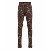 Mini Rodini Leopard Aop Brushed Leggings Svart