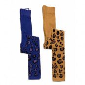 Leopard Leggings 2-Pack Leggings Multi/mönstrad Mini Rodini