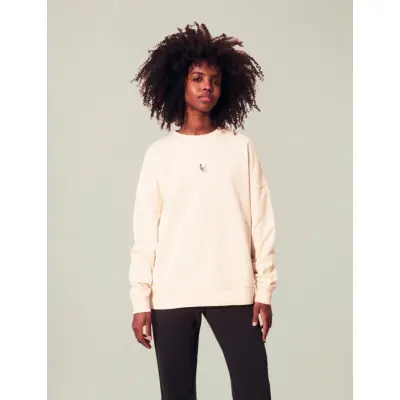 Lexington Clothing Jackie Oversized Sweatshirt - Beige - XS