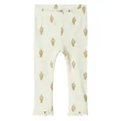 Lil'Atelier Nbfgavo Eka Slim Legging Lil - Cream - 74