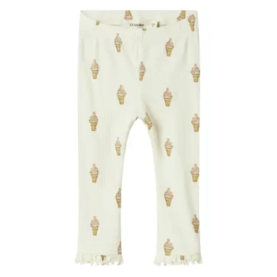 Lil'Atelier Nbfgavo Eka Slim Legging Lil - Cream - 74