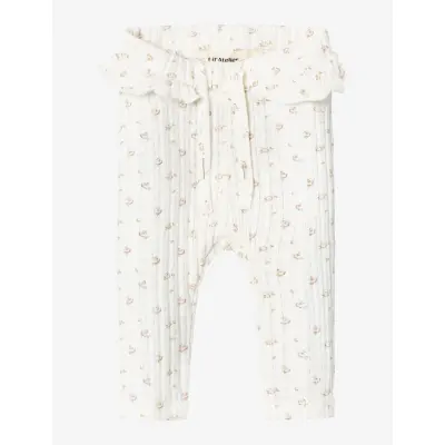 Lil'Atelier Nbfhulla Slim Leggings Lil - White - 62
