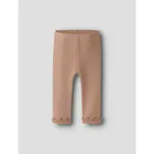 Lil'Atelier Nbftapia Slim Leggings Lil - Beige - 80