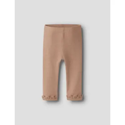 Lil'Atelier Nbftapia Slim Leggings Lil - Beige - 80