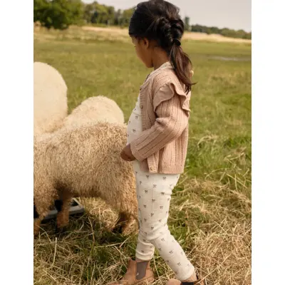 Lil'Atelier Nmfnalu Wo/Mo Slim Legging Lil - Cream - 116