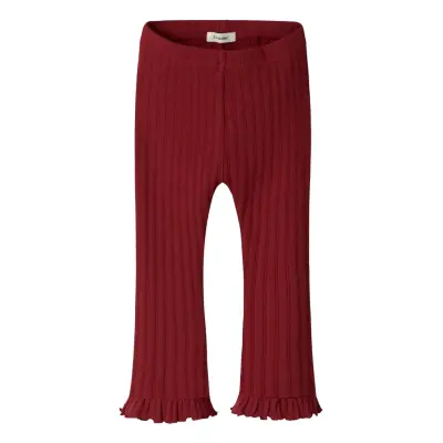 Lil'Atelier Nmfrita Sig Bootcut Legging Lil Röd