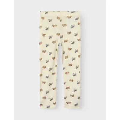 Lil'Atelier Nmmnalu Wo/Mo Slim Legging Lil - Cream - 104