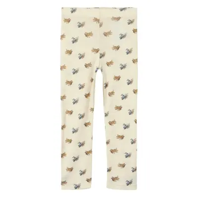 Lil'Atelier Nmmnalu Wo/Mo Slim Legging Lil Kräm