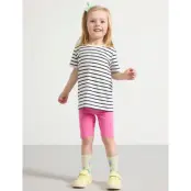 Lindex Biker Leggings Solid - Pink - 116